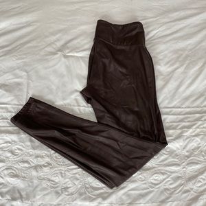 Pleather leggings